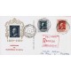 FDC ITALIA 1959 Privato - 851 - Centenario dei francobolli del regno di Sicilia annullo speciale raccomandata