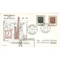 FDC ITALIA 1959 OLIMPIA - 875 Centenario dei francobolli delle Romagne annullo Roma in raccomandata