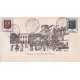 FDC ITALIA 1959 Araldo - 875 Centenario dei francobolli delle Romagne annullo Roma in raccomandata