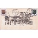 FDC ITALIA 1959 Araldo - 875 Centenario dei francobolli delle Romagne annullo Roma in raccomandata