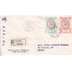 FDC ITALIA 1956 S.A.N.I.A.F. - 806 - Ammissione dell´Italia all´ONU A/PA Raccomandata