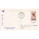 FDC ITALIA 1957 S.A.N.I.A.F. - 820 - 5º centenario della nascita di Filippino Lippi A/PALERMO Viaggiata