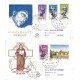 FDC ITALIA Filagrano 24/03/1975 Anno Santo a/Palermo 2 buste viaggiata