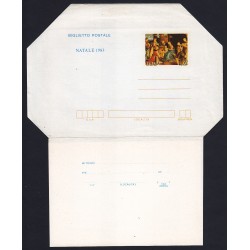 FDC ITALIA Biglietto Postale B57 10/11/19844 Natale 83 AS Urbino