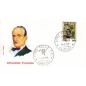 FDC ITALIA Roma 08/08/1974 Giacomo Puccini. A/FOGGIA AD 