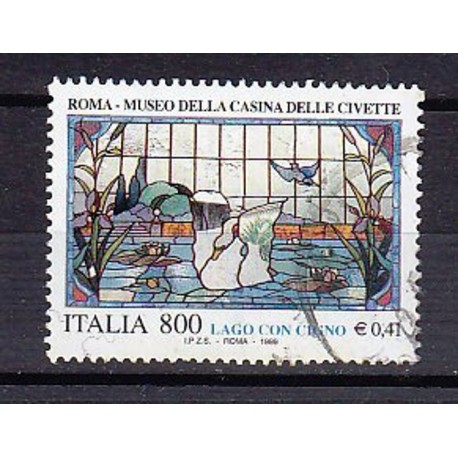 1999 Italia Repubblica - Unif. 2441 S548 Serie cpl. 3 val. - Patrimonio artistico e culturale italiano  - £ 800 - usato