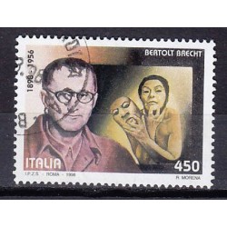1998 Italia Repubblica - Unif. 2363- Centenario della nascita di scrittori celebri - Bertolt Brecht - usato
