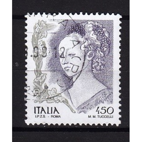 1998 Italia Repubblica - Unif. 2395 - La Donne nell'arte affresco di Filippo Lippi £ 450 - usato