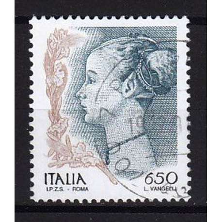 1998 Italia Repubblica - Unif. 2396 - La Donne nell'arte dipinto di Antonio del Palladio £ 650 - usato