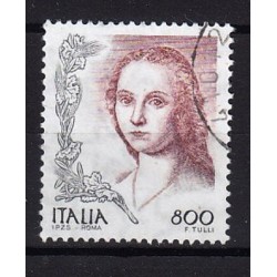 1998 Italia Repubblica - Unif. 2397 - La Donne nell'arte dipinto di Raffaello Sanzio - £ 800 usato