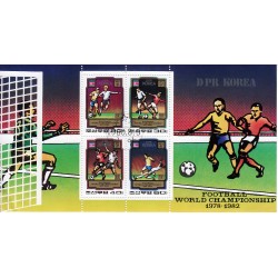 Korea - Scott A1008-1979 05/08/1980 Foglietto Mondiali di calcio usato