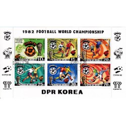 Korea - Scott A1036 28/02/1981 Foglietto Mondiali di Calcio usato