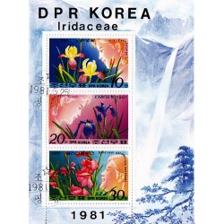 Korea - Scott A1042 2074 20/05/1981 Foglietto Fiori usato