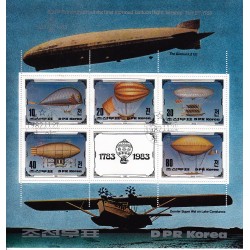 Korea - Scott A1088 2249 21/11/1982 Foglietto Dirigibili usato