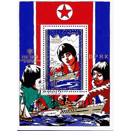 Korea - Scott A986 1883 13/10/1979 Foglietto Anno del bambino usato