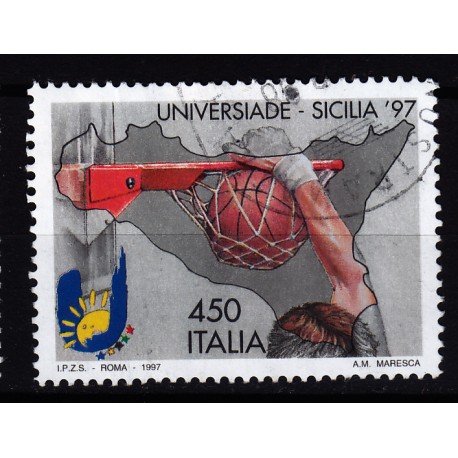 1997  Italia Repubblica - Unif. 2339 - universiadi palermo - usato