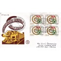 FDC ITALIA 1973 Filagrano Unif. 1216 Provveditorato Generale dello Stato quartina raccomandata