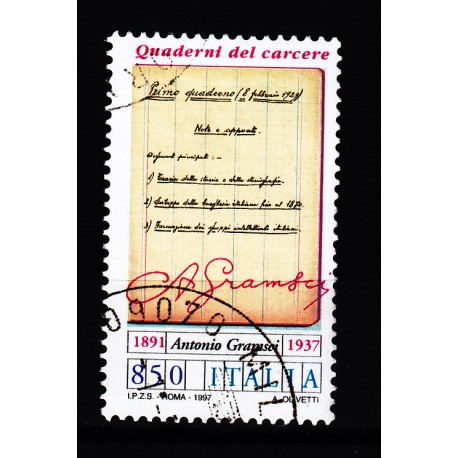 1997  Italia Repubblica - Unif. 2309  -- antonio gramsci  -  usato