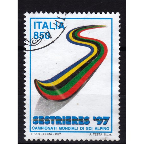 1997  Italia Repubblica - Unif. 2295 -- campionati mondiali  -  usato
