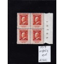 Italia Repubblica 1959 Unif.  852a  francobolli sicilia  MNH  quartina