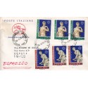 FDC ITALIA 1974 Cavallino Unif. 1247/8 Europa CEPT raccomandata