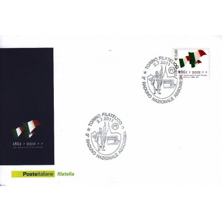 FDC ITALIA Marcofilia Annullo speciale n° 1176 02/07/2011 Torino Filatelico