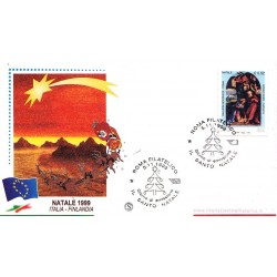 FDC ITALIA Filagrano 05/11/1999 Natale religioso - La natività, di Dosso Dossi a/s Roma