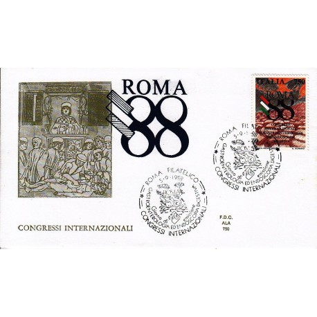 FDC ITALIA 1988 ALA Unif. 1861 Gastroenterologia ed Endoscopia Digestiva AS/Roma