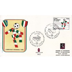 FDC ITALIA 1988 Grolla Club Unif. 1852 Coppa del Mondo AS/Roma