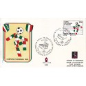 FDC ITALIA 1988 Grolla Club Unif. 1852 Coppa del Mondo AS/Roma