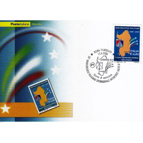 FDC ITALIA 2006 Cartolina Poste Italiane Unif. 2961 Poligono Salto di Quirra