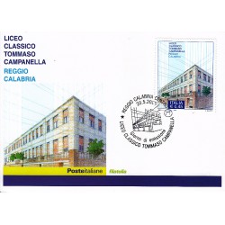 FDC ITALIA 2005 Cartolina Poste Italiane Unif. 2866 Liceo Tommaso Campanella