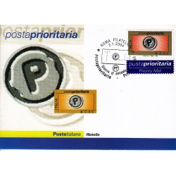 FDC ITALIA 2004 Cartolina Poste Italiane Unif. 2770 Posta Prioritaria € 0.60