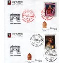 FDC ITALIA 1977 Grolla Club Unif. 1380/1 Arte Italiana APG