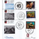 FDC ITALIA 1977 Grolla Club Unif. 1372/4 Propaganda Turistica A/S