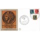 FDC ITALIA 1977 Filagrano Gold Unif. 1395/7 Siracusana A/Campobasso