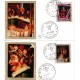 FDC ITALIA 1977 Filagrano Gold Unif. 1384/5 Arte Italiana A/Matera