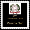 FDC ITALIA 1977 Venetia Club - Anno completo 27 buste viaggiate Rif.1815