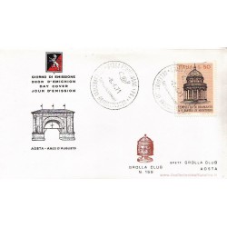 FDC ITALIA 1971 Grolla Club Unif. 1144 Bramante A/Speciale APG