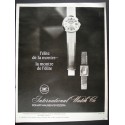 Pubblicità Advertising 1966 orologi  International Watch Co
