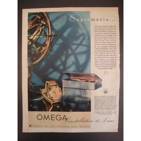 Pubblicità Advertising 1956 Orologi Omega