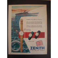 Pubblicità Advertising 1956 Orologi Zenith