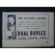 Pubblicità Advertising 1952 alimentari cedral duplex