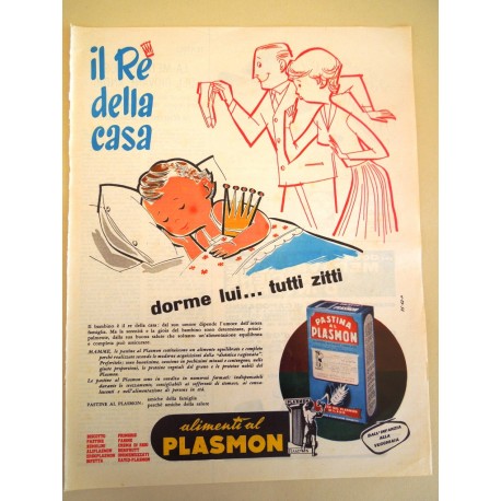 Pubblicità Advertising 1952 alimentari pastina al plasmon