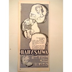 Pubblicità Advertising 1958 alimentari Baby Saiwa