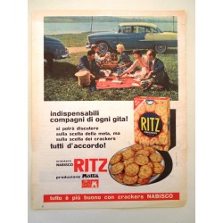 Pubblicità Advertising 1963 alimentari ritz motta