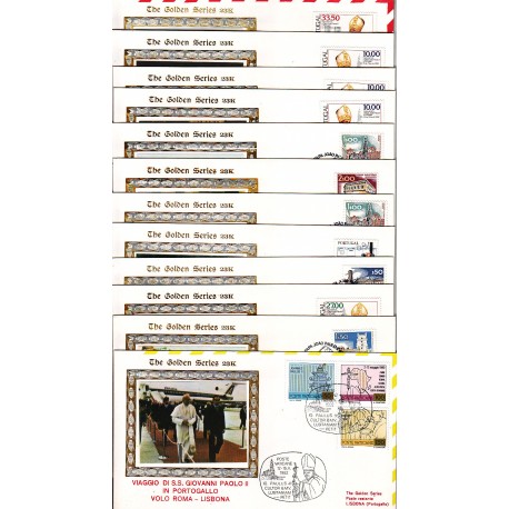 FDC Vaticano Viaggio 11 di S.S. Giovanni Paolo II in Portogallo 28.V/2.VI/1982 12 buste