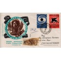 FDC ITALIA 1962 Siligato - 942/3 Arte Cinematografica Venezia raccomandata