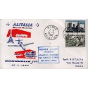 FDC ITALIA 1960 Alitalia 24/05/1960 Volo inaugurale Roma Parigi Annullo Speciale