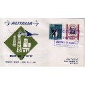 FDC ITALIA 1961 Alitalia 05/05/1961 Volo inaugurale Caracas Roma Annullo Speciale